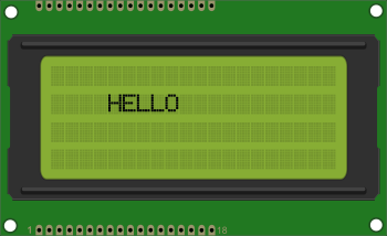 Text LCD advanced example 2 result
