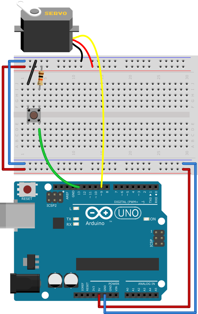 Assembling LED to Uno